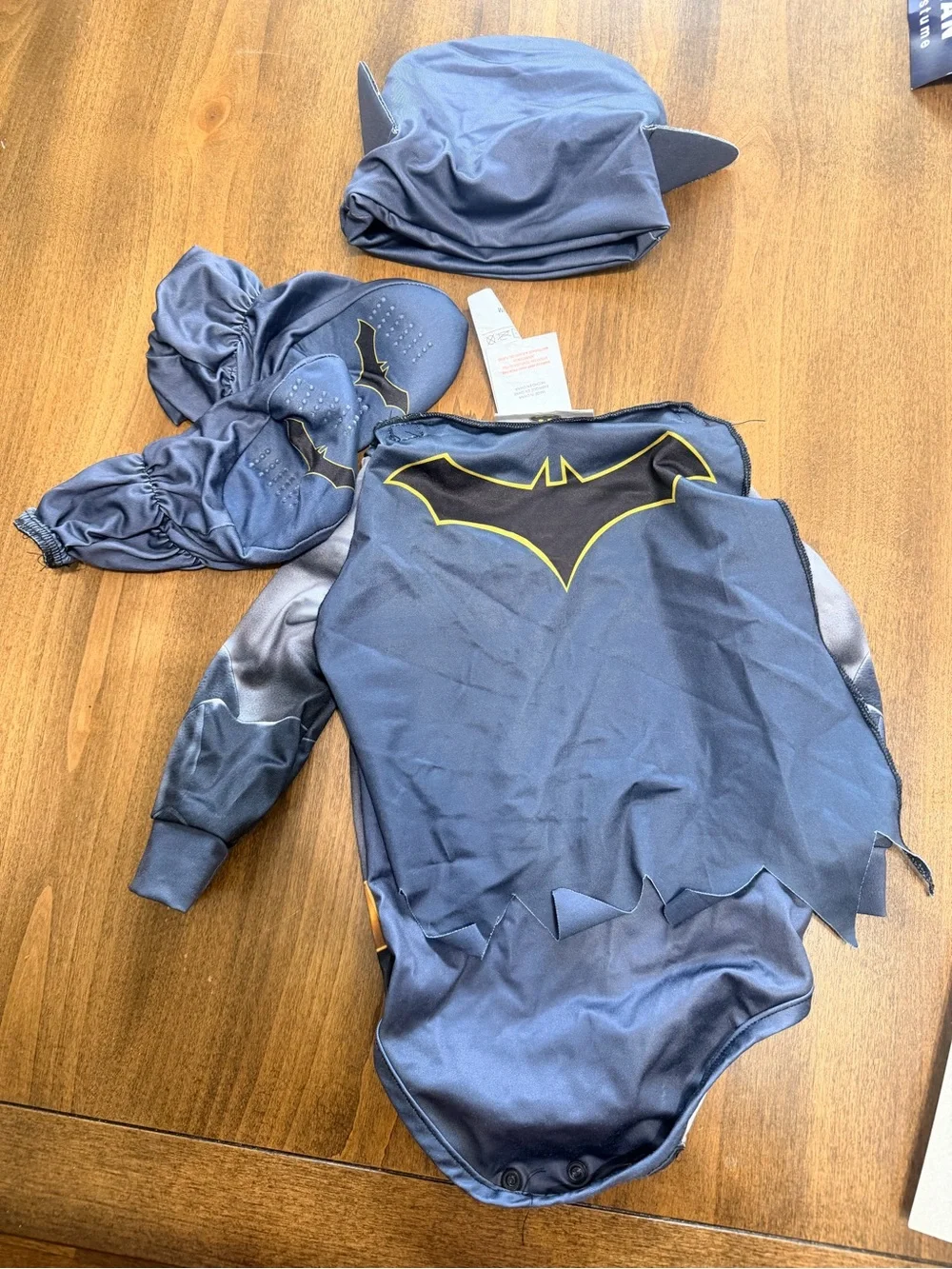 Batman Infant  Costume Bodysuit with Cape and Mask